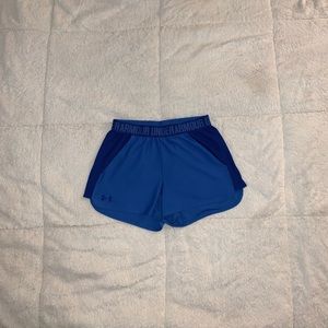Under Armour Women’s Blue Play Up Running Shorts